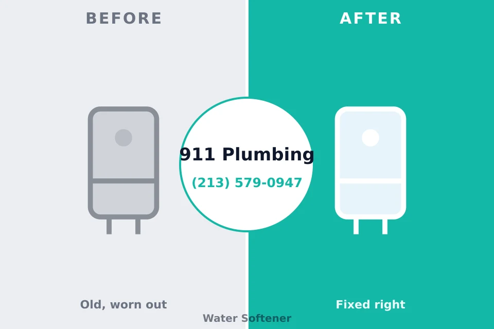 Before and after: plumbing repair Coushatta, LA